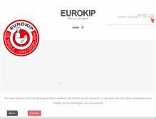 Tablet Screenshot of eurokip.be